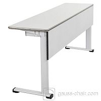 Contemporary table TB-613-PLALwoodensteelsteel base