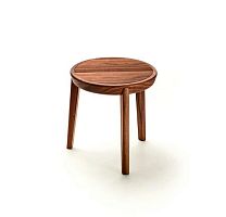 Contemporary coffee table BELLEVUEwoodenrectangularround