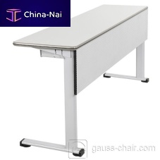 Contemporary table TB-613-PLALwoodensteelsteel base
