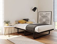 Double bed ZURICHsinglecontemporarypowder-coated steel