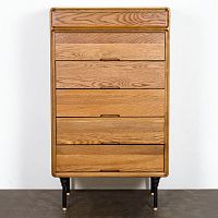Contemporary chiffonier DISTRIKT TALLBOYwoodensteel