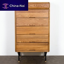Contemporary chiffonier DISTRIKT TALLBOYwoodensteel