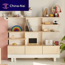 Free-standing bookcase ROOFcontemporaryplywoodbirch