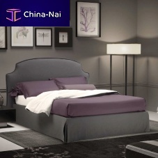 Double bed ERMEStraditionalupholsteredwith headboard