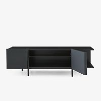 Contemporary TV cabinet Janus lowboardwith shelves2-door