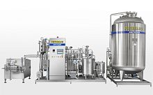Sterilization unit for the food industry UHT