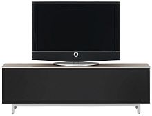 Contemporary TV cabinet VOLANIwoodenglasssteel