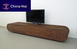 Contemporary TV cabinet PUREwalnut