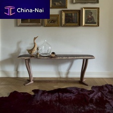 Contemporary sideboard table ELISABETHmarblemetal baserectangular