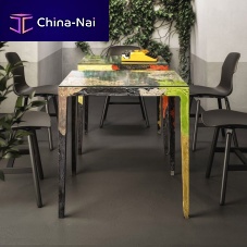 Bistro table Rememberme original designglassresin