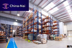 Double-deep racking adjustablefor heavy loadspallet