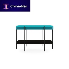 Contemporary sideboard table Caillouashlacquered MDFmetal base