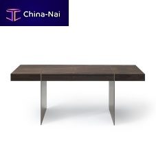Contemporary secretary desk MILANOlacquered woodwood veneerleather