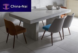 Contemporary dining table LET�S DINEglassconcreterectangular