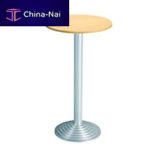 Contemporary high bar table TDM/H/ALbeechaluminum baseround