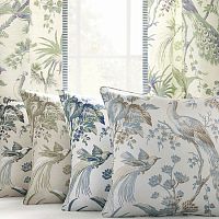 Upholstery fabric PEACOCK TOILEfor curtainnature patterncotton