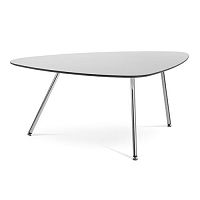 Contemporary coffee table TSchromeHPLtriangular