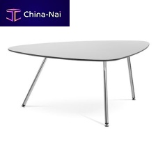 Contemporary coffee table TSchromeHPLtriangular