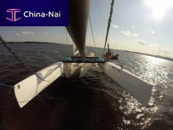 Foiling sport catamaran Mystere ESPADON ADrecreationaldouble-handed