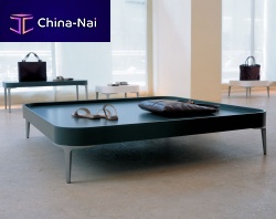 Contemporary coffee table ALPHATABLESpolyurethanethermoplasticcast aluminum base