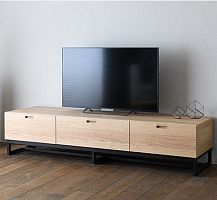 Contemporary TV cabinet SESTINA LUXlowboardwalnutash