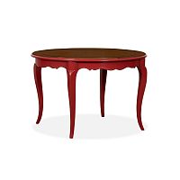 Louis XV style dining table AC3097Zwoodenlacquered wood baseround