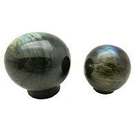 Contemporary furniture knob BALLSlabradorite
