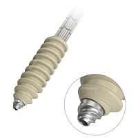 Cruciate ligament interference screw MectaScrew non-absorbable
