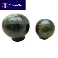 Contemporary furniture knob BALLSlabradorite