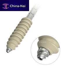 Cruciate ligament interference screw MectaScrew non-absorbable