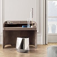 Contemporary dressing table CHLOlacquered woodleather