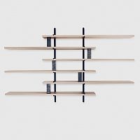 Wall-mounted shelf Ladder Streetcontemporaryoakmetal