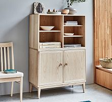 High sideboard NOVOLI : 4355(H)traditionalashwith shelf