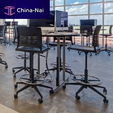 Contemporary table BARRONsteelwiresteel base