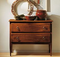 Traditional bedside table 74 woodenrectangularwith drawer
