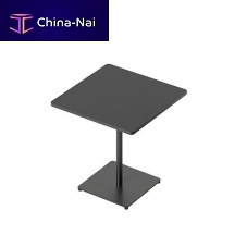 Contemporary table FOURLIKES® TMDFlacquered metal steel baserectangular