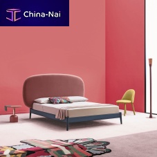 Double bed Shiko Magnumcontemporarywith upholstered headboardfabric