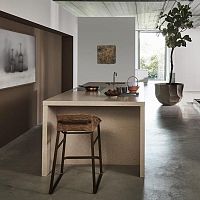 Contemporary kitchen ELEMENTAmerican walnutstonecomposite