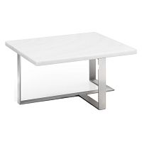 Contemporary coffee table MOONlacquered woodsteelrectangular