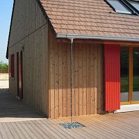 Strip cladding THERMOWOOD® TONGUE woodengrooved