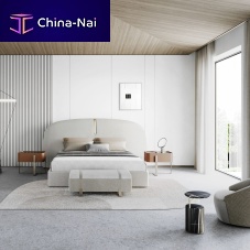 Double bed Suitecontemporaryupholsteredwith headboard