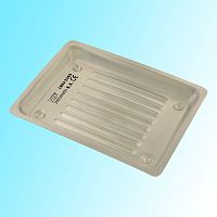 Instrument sterilization tray 1805-2593for dental instrumentsstainless steelnon-perforated