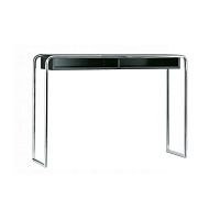 Bauhaus design sideboard table B 108lacquered woodchrome steel baserectangular