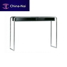 Bauhaus design sideboard table B 108lacquered woodchrome steel baserectangular