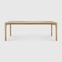 Contemporary dining table PI oakoak baserectangular