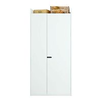 Contemporary wardrobe woodenwith swing doorswhite