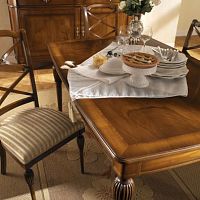 Traditional dining table 7609woodenrectangularextending