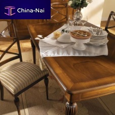 Traditional dining table 7609woodenrectangularextending