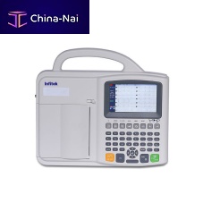 Resting electrocardiograph ECG-E66-channeldigitalwith printer