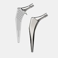 Minimally invasive femoral stem SYMBOL® cemented or non-cemented